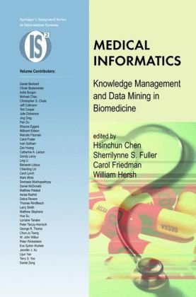 Medical Informatics: Knowledge Management and Data Mining in Biomedicine