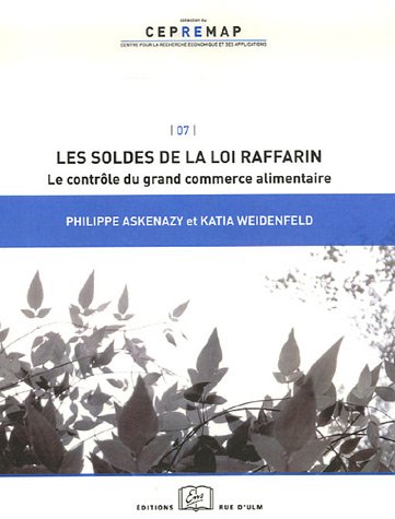 Les soldes de la loi Raffarin : Le contrôle du grand commerce alimentaire