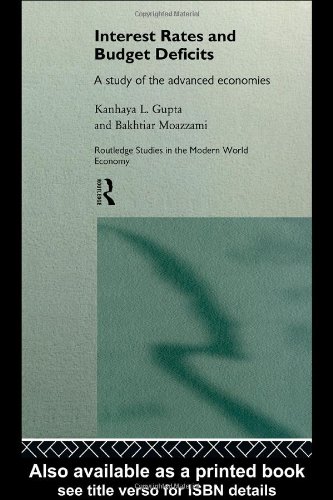 Interest Rates and Budget Deficits: A Study of the Advanced Economies (Routledge Studies in the Modern World Economy, 1)