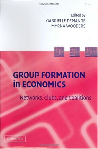 Group Formation in Economics: Networks, Clubs, and Coalitions