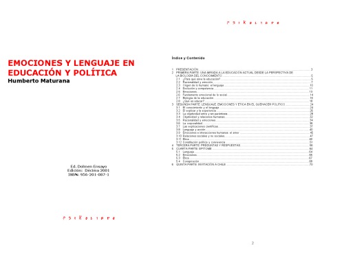 Emociones y Lenguaje en Educacion y Politica