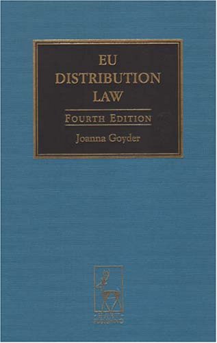 Eu Distribution Law: Fourth Edition