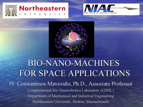 Space Bio-Robotics