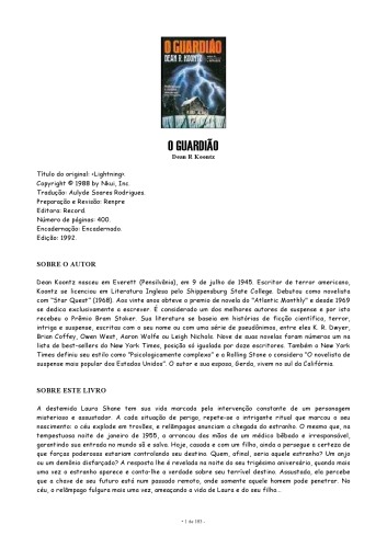 Guardião, O Portuguese