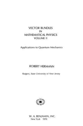 Vector bundles in mathematical physics.