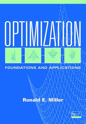 Optimization. Foundations and applications