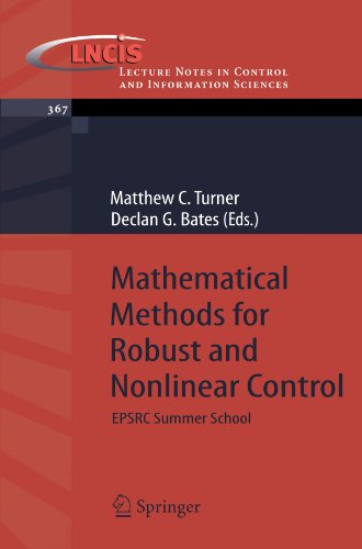 Mathematical Methods for Robust and Nonlinear Control: Epsrc Summer School
