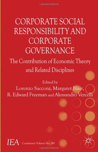 Corporate Social Responsibility and Corporate Governance: The Contribution of Economic Theory and Related Disciplines