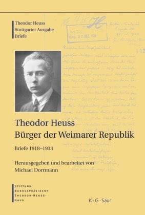 Bürger der Weimarer Republik: Briefe 1918-1933 german