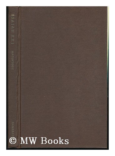 Isaiah XXI: A palimpsest
