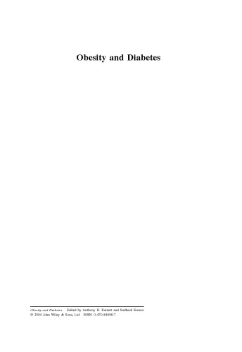 Obesity and Diabetes (Practical Diabetes)