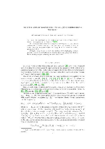Vortex condensates for the SU(3) Chern-Simons theory