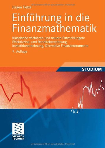 Einführung in die Finanzmathematik, 9.Auflage