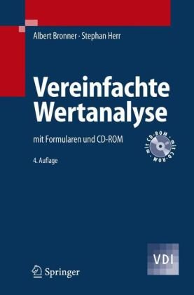 Vereinfachte Wertanalyse: MIT Formularen Und CD-Rom (VDI-Buch)