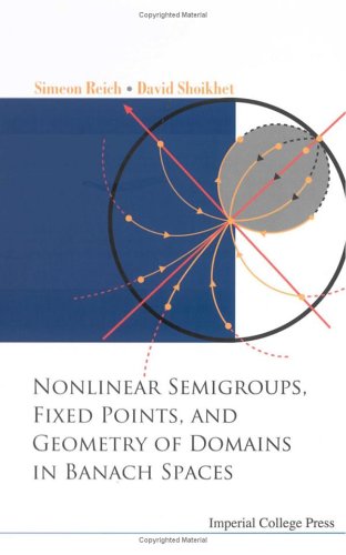 Nonlinear semigroups, fixed points, and geometry of domains in Banach spaces