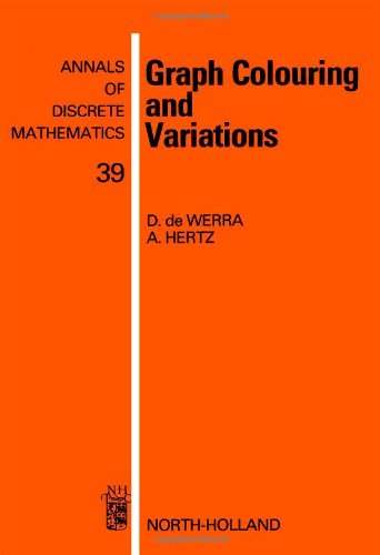 Graph Colouring and Variations
