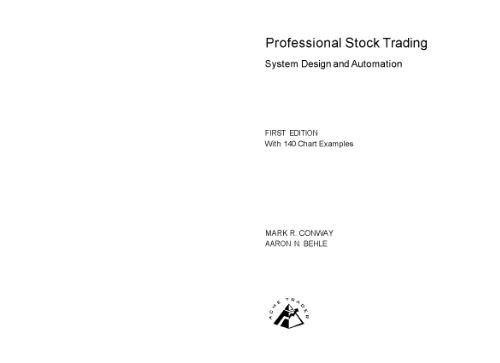 Professionаl Stock Trading. System Design and Automation