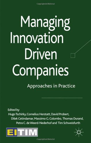 Managing Innovation Driven Companies: Approaches in Practice