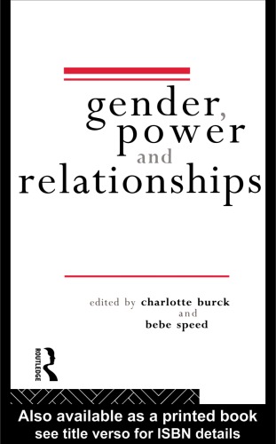 Gender, Power and Relationships