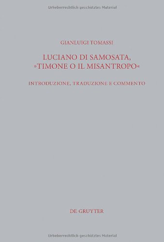Luciano di Samosata. "Timone ο il misantropo"