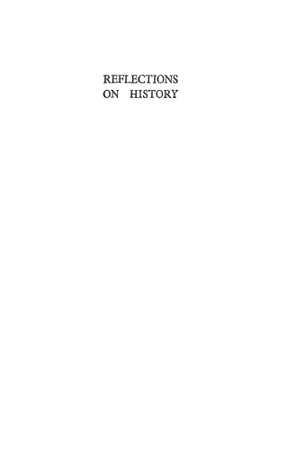 Reflections on history