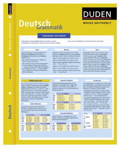 Duden Wissen griffbereit. Deutsch: Grammatik