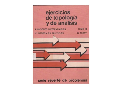 Ejercicios de topología y de análisis Tomo III
