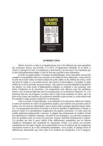 Plantes sorcières