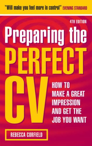 Preparing the Perfect Cv