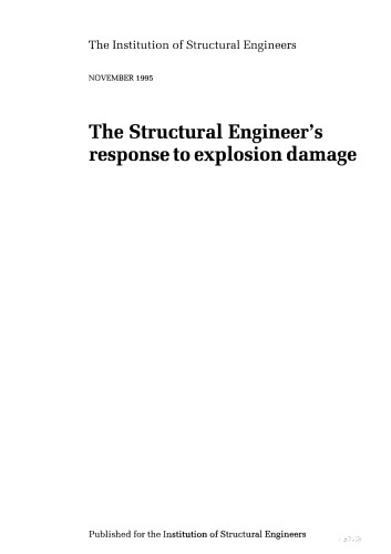 The structural engineer's response to explosion damage