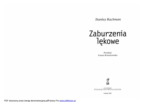 Zaburzenia lękowe