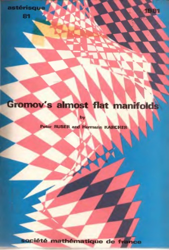 Gromov's almost flat manifolds