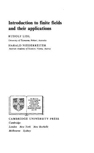 Introduction to Finite Fields