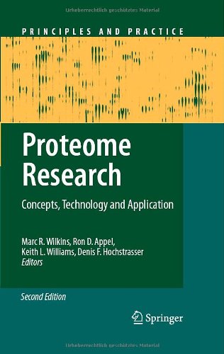 Proteome Research. Concepts, Tech and Appln