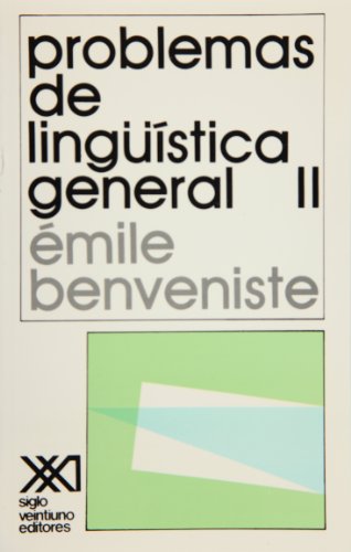 Problemas de linguistica general, 2