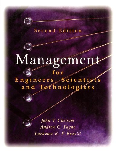 Management for Engineers, Scientists and Technologists