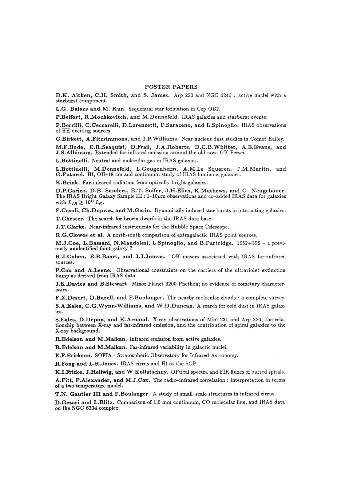 Comets to Cosmology Proceedings of the Third IRAS Conference Held at Queen Mary College, University of London July 6–10, 1987