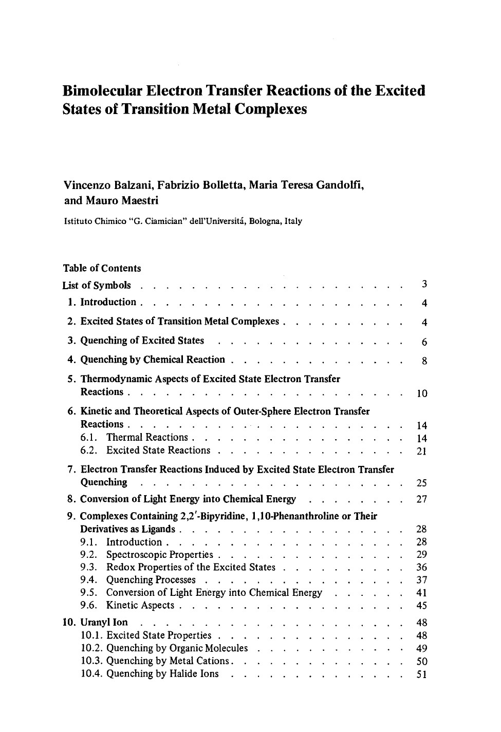 Organic Chemistry and Theory