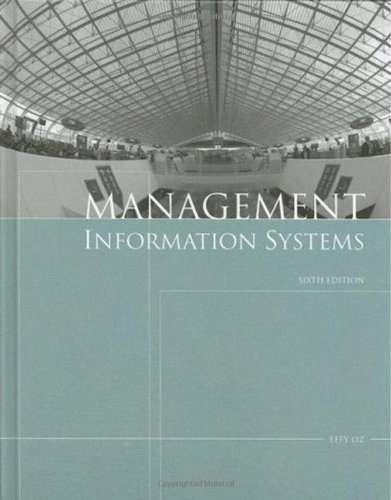 Management Information Systems, 6th Edition