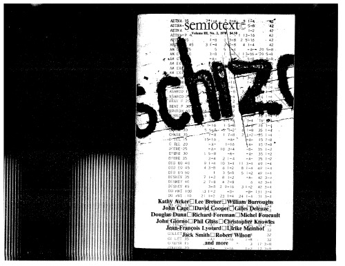 Schizo-Culture Semiotexte