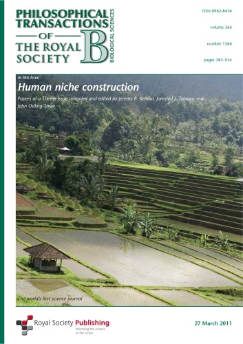 Human Niche Construction