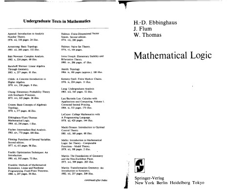 Mathematical logic
