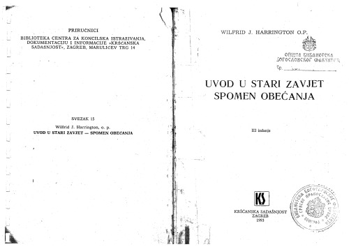 Uvod u Stari Zavjet (Spomen obećanja)