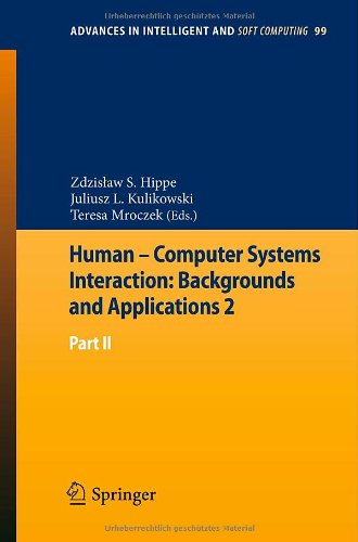 Human – Computer Systems Interaction: Backgrounds and Applications 2: Part 2
