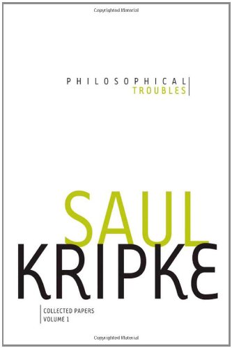 Philosophical Troubles: Collected Papers, Volume 1