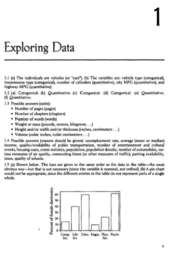Answer booklet for the exercises in The Practice of Statistics: Ti-83 89 Graphing Calculator Enhanced