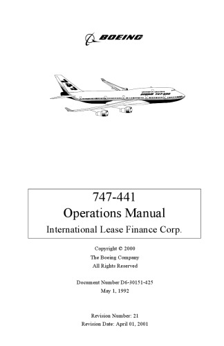 Boeing 747-400 Operations Manual