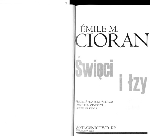 Święci i łzy