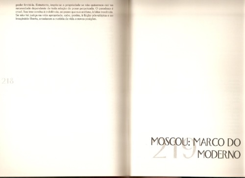 Moscou In Transgressão e modernidade