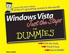 Windows Vista just the steps for dummies